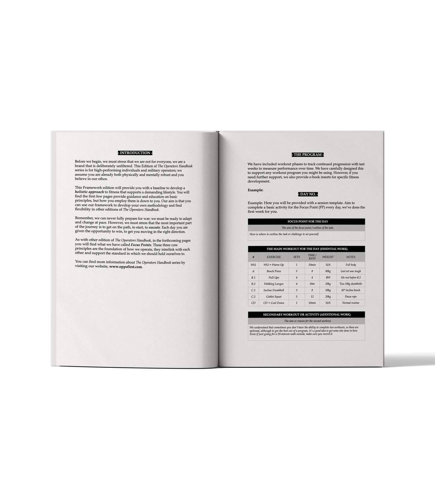 THE OPERATORS HANDBOOK